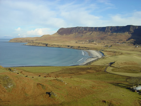 Looking over Laig Bay